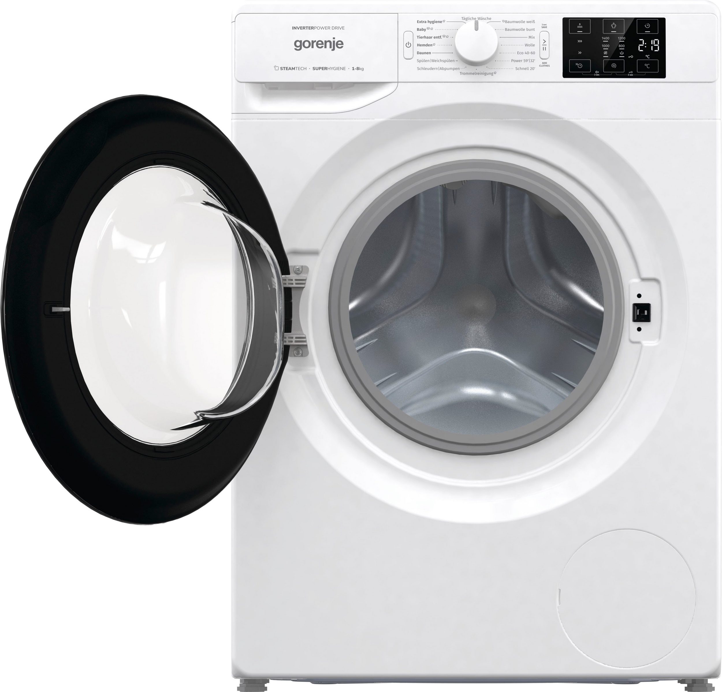 Gorenje WNEI84APS Πλυντήριο Ρούχων 8kg Λευκές Συσκευές 8kg 50