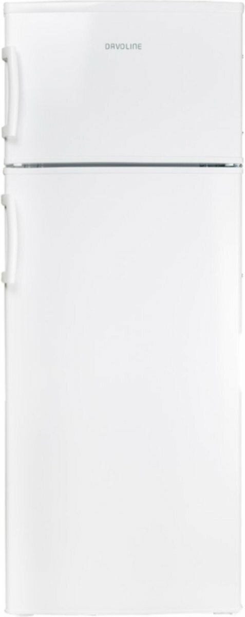 Davoline RF 220 W ΝΕ Ψυγείο Δίπορτο Υ143xΠ54,5Β55,5cm Λευκές Συσκευές 220 83