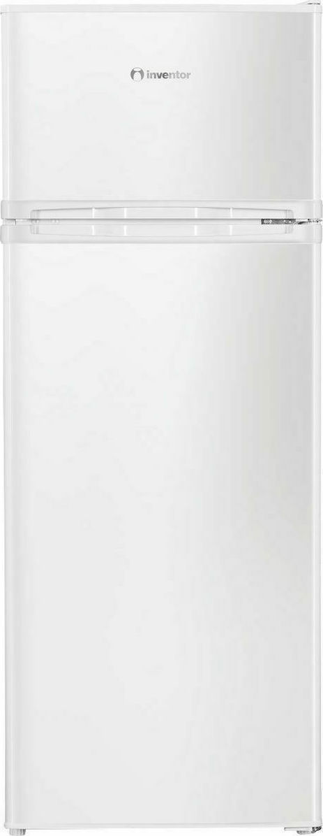 Inventor DPC143EW Ψυγείο Δίπορτο 206L Λευκό Υ142.6xΠ55.5xΒ54.5cm Λευκές Συσκευές 206lt 83