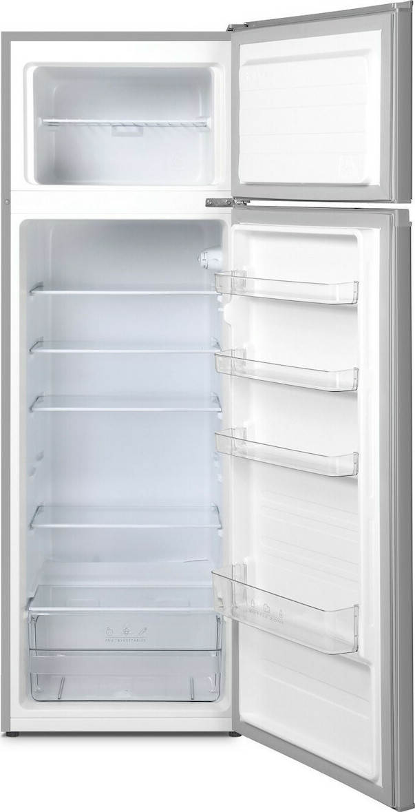 Inventor DP1590S Ψυγείο Δίπορτο 235L Υ159xΠ55xΒ55cm Λευκές Συσκευές 235lt 69