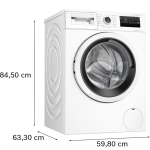 Bosch WAN28225 Πλυντήριο Ρούχων 8kg Λευκές Συσκευές 7kg 44
